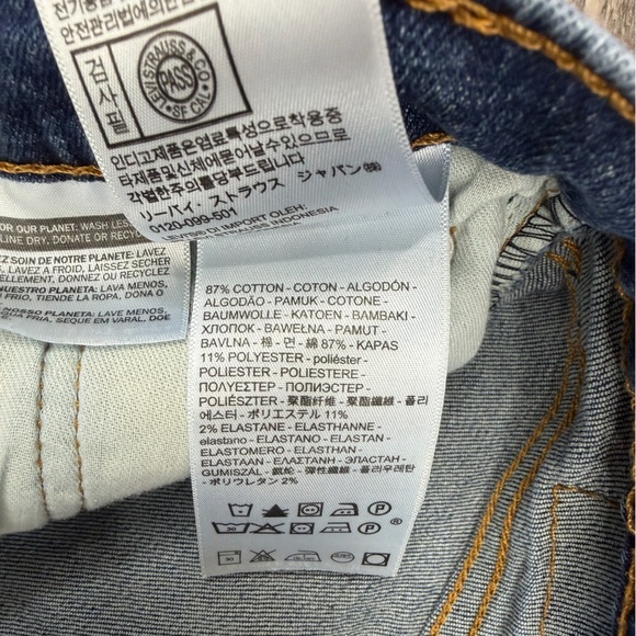 Levi’s 510 Skinny Jeans 30x34 Medium Wash Stretch Denim - Picture 8 of 9